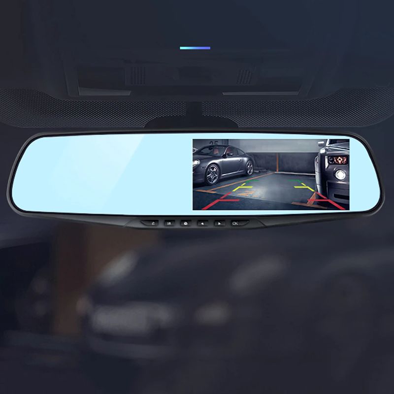 Espejo Retrovisor Doble Camara 1080P