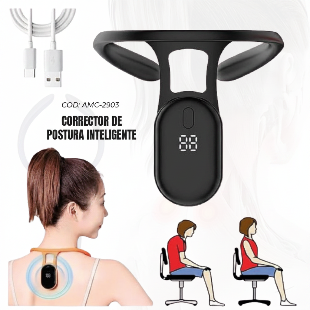 Corrector de postura inteligente para cuello - vista del producto